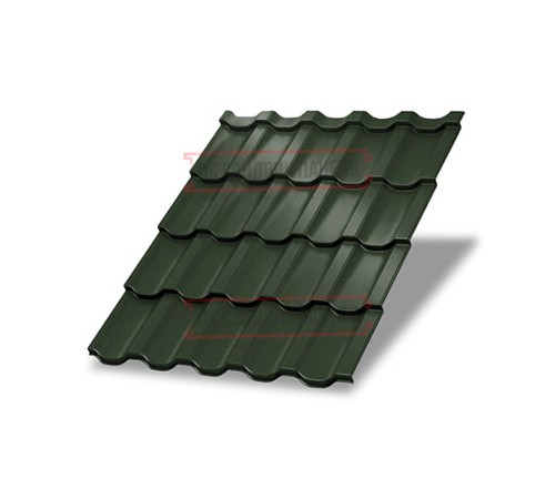 Металлочерепица Трамонтана-SL RAL6007 Viking E-0.5