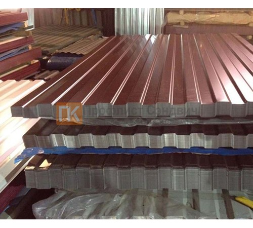 Профнастил МП10 окрашенный с нестандартной шириной 0,4 м толщина 0,4