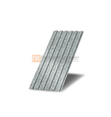 Профнастил МП10 оцинкованный с нестандартной шириной 0,6 м толщина 0,35