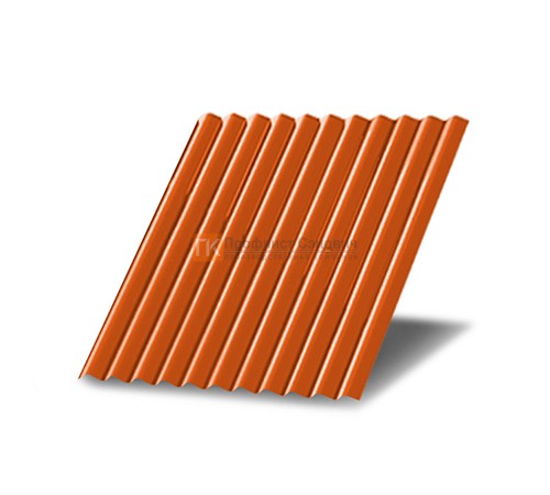 Профнастил МП18 окрашенный с нестандартной шириной 1 м толщина 0,45