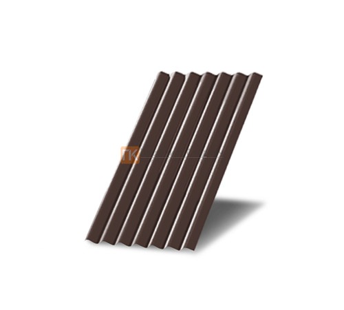 Профнастил МП18 окрашенный с нестандартной шириной 0,6 м толщина 0,7