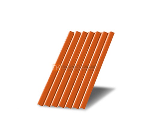 Профнастил МП18 окрашенный с нестандартной шириной 0,6 м толщина 0,45