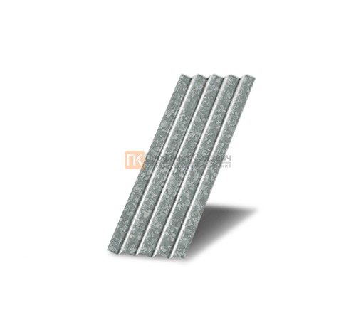 Профнастил МП18 оцинкованный с нестандартной шириной 0,4 м толщина 0,5