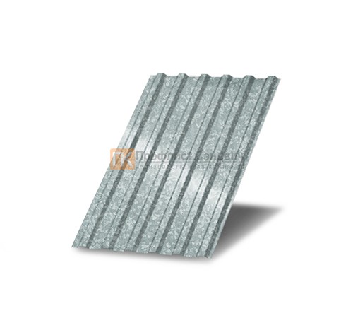 Профнастил МП20 оцинкованный с нестандартной шириной 0,8 м толщина 0,4