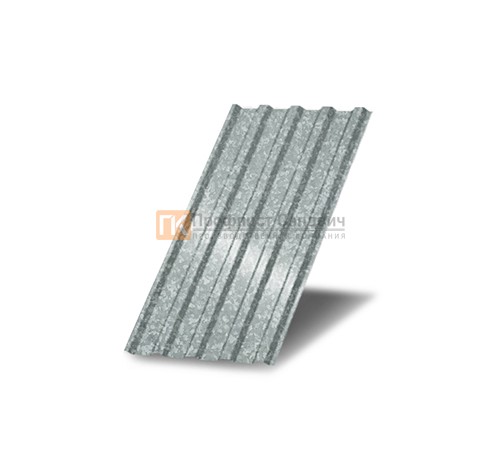 Профнастил МП20 оцинкованный с нестандартной шириной 0,6 м толщина 0,4