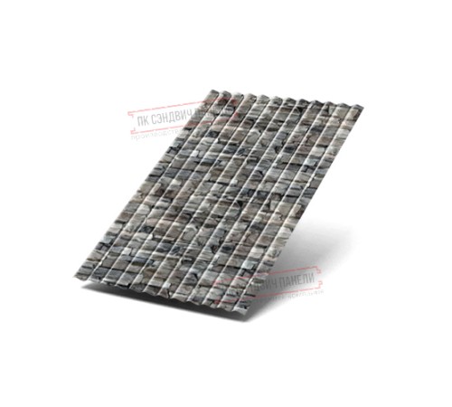 Профилированный лист МП18х1100 ECOSTEEL-БелыйКамень-0.5 Профилированный лист МП18х1100 ECOSTEEL-БелыйКамень-0.5