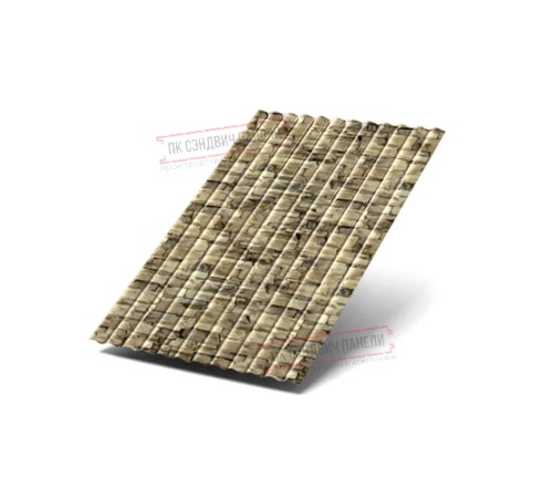 Профилированный лист МП18х1100 ECOSTEEL-Песчаник-0.5 Профилированный лист МП18х1100 ECOSTEEL-Песчаник-0.5
