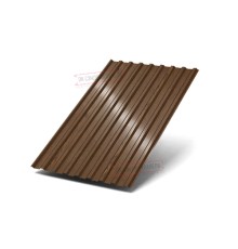 Профилированный лист МП20х1100 ECOSTEEL_MA-МореныйДуб-0.5