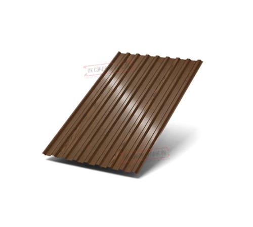 Профилированный лист МП20х1100 ECOSTEEL_MA-МореныйДуб-0.5 Профилированный лист МП20х1100 ECOSTEEL_MA-МореныйДуб-0.5