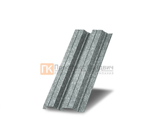 Профнастил Н75 оцинкованный с нестандартной шириной 0,4 м толщина 0,45