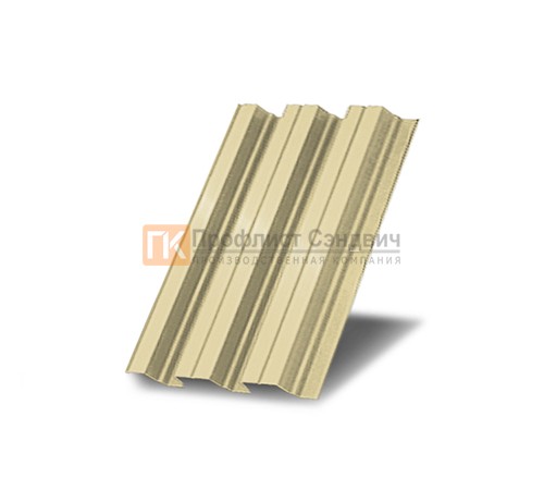 Профнастил Н75 окрашенный с нестандартной шириной 0,5 м толщина 0,35