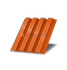 Профнастил Н75 окрашенный с нестандартной шириной 0,8 м толщина 0,45