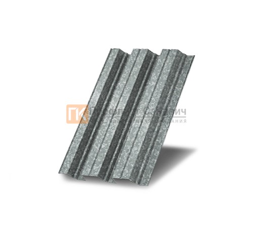 Профнастил Н75 оцинкованный с нестандартной шириной 0,5 м толщина 0,35