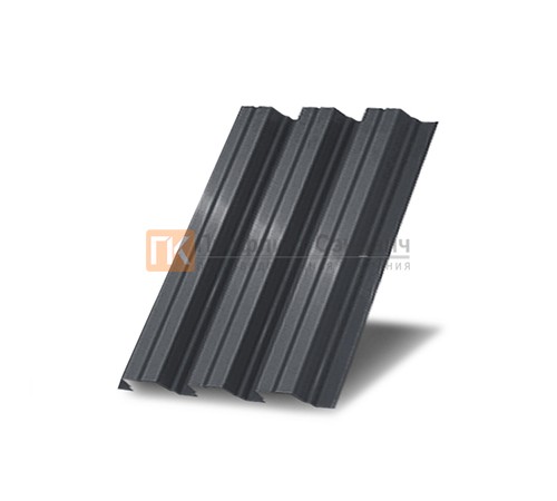 Профнастил Н75 окрашенный с нестандартной шириной 0,6 м толщина 0,65