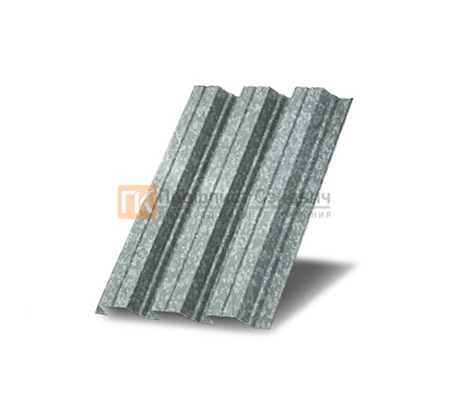 Профнастил Н75 оцинкованный с нестандартной шириной 0,6 м толщина 0,6