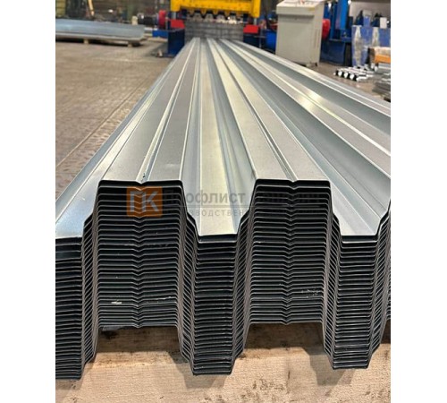 Профнастил Н75 оцинкованный с нестандартной шириной 0,4 м толщина 0,7