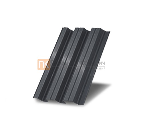 Профнастил Н75 окрашенный с нестандартной шириной 0,5 м толщина 0,65