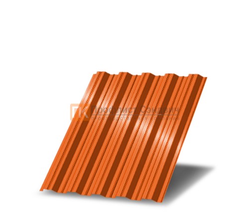 Профнастил НС35 окрашенный с нестандартной шириной 1 м толщина 0,6