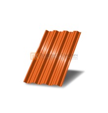 Профнастил НС35 окрашенный с нестандартной шириной 0,7 м толщина 0,6