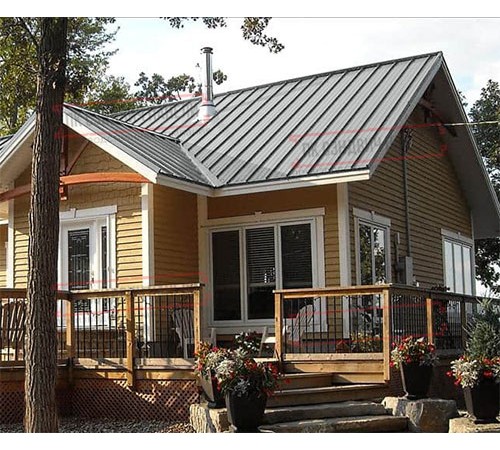 Профнастил ММ35-1000 Colorcoat Prisma RAL9006-0.5 Профнастил ММ35-1000 Colorcoat Prisma RAL9006-0.5