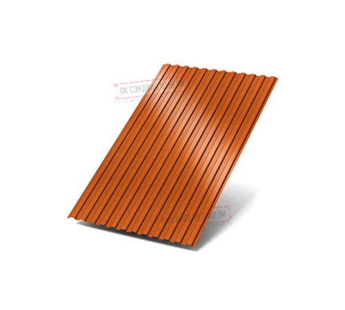 Профилированный лист МП10х1100 AGNETA-CopperCopper-0.5 Профилированный лист МП10х1100 AGNETA-CopperCopper-0.5