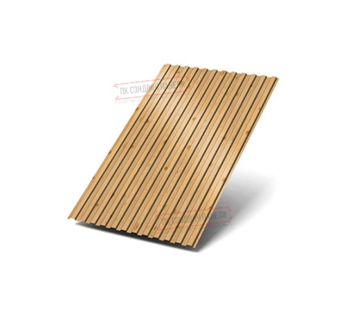 Профилированный лист МП10х1100 ECOSTEEL_T-Сосна-0.5 Профилированный лист МП10х1100 ECOSTEEL_T-Сосна-0.5