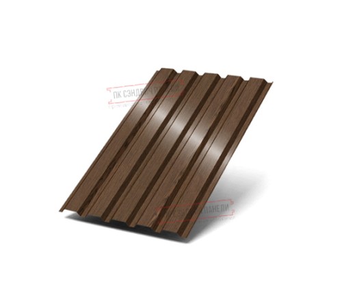 Профнастил МП35-1035 ECOSTEEL_MA-МореныйДуб-0.5 Профнастил МП35-1035 ECOSTEEL_MA-МореныйДуб-0.5