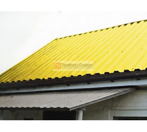 Профнастил НС44 0.5мм Norman RAL1018