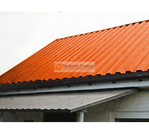 Профнастил НС44 0.5мм Norman RAL2004