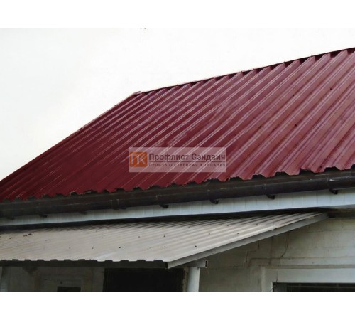 Профнастил НС44 0.5мм PURMAN RAL3005