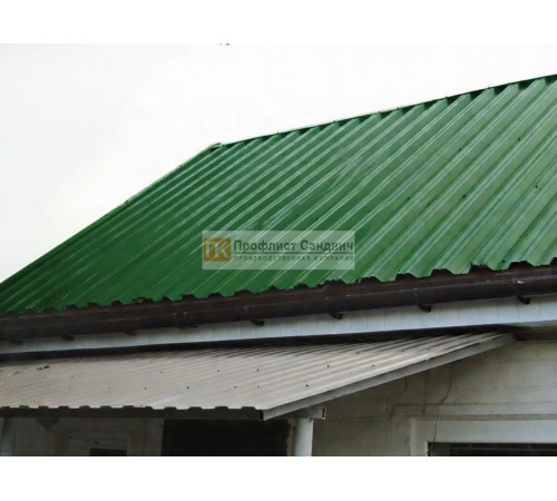 Профнастил НС44 0.45мм Полиэстер RAL6002