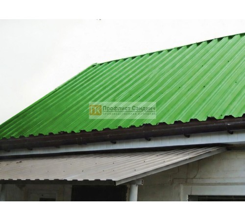 Профнастил НС44 0.5мм Полиэстер RAL6018