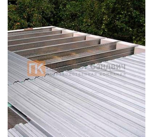 Профнастил НС44 0.7мм оцинкованный