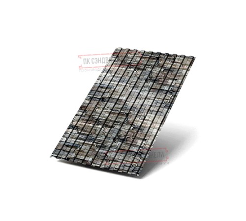 Профилированный лист С8х1150 ECOSTEEL-БелыйКамень-0.5. Профилированный лист С8х1150 ECOSTEEL-БелыйКамень-0.5.