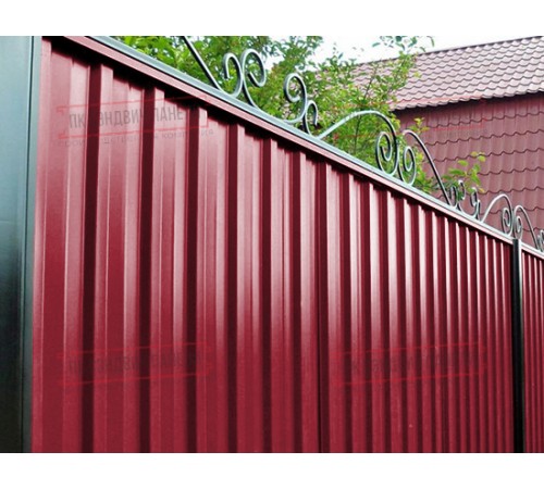 Профилированный лист С-15-1190-0.5 (с гранью) (Rooftop Glance) RAL 3003 Профилированный лист С-15-1190-0.5 (с гранью) (Rooftop Glance) RAL 3003