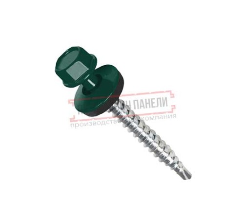 Саморезы 4,8х50 RAL 6005 (150 шт) Саморезы 4,8х50 RAL 6005 (150 шт)