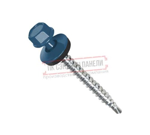 Саморезы 4,8х70 RAL 5009 Саморезы 4,8х70 RAL 5009