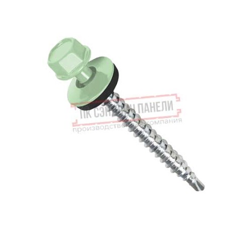Саморезы 4,8х70 RAL 6019 Саморезы 4,8х70 RAL 6019
