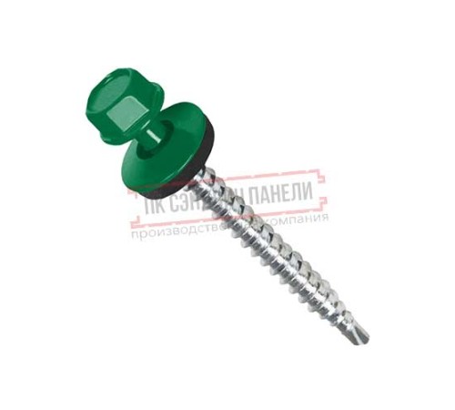 Саморезы 4,8х70 RAL 6029 Саморезы 4,8х70 RAL 6029