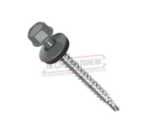 Саморезы 4,8х70 RAL 7005 Саморезы 4,8х70 RAL 7005