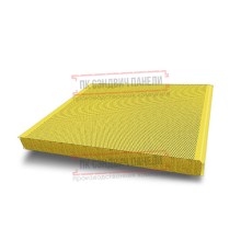 Сэндвич панели акустические стеновые с минеральной ватой, ширина 1200 мм, толщина 200 мм, 0.5/0.5, RAL1018