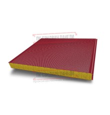 Сэндвич панели акустические стеновые с минеральной ватой, ширина 1200 мм, толщина 200 мм, 0.5/0.5, RAL3003