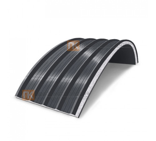 Сэндвич-панели арочные с пенополистиролом, ширина 1000 мм, толщина 40 мм, 0.5/0.5, RAL7024