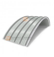 Сэндвич-панели арочные с пенополистиролом, ширина 1200 мм, толщина 30 мм, 0.5/0.5, RAL7035