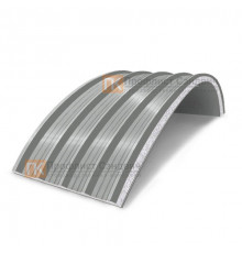 Сэндвич-панели арочные с пенополистиролом, ширина 1200 мм, толщина 20 мм, 0.5/0.5, RAL9006