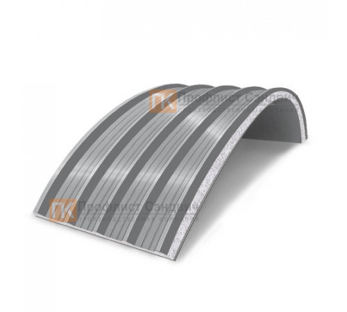 Сэндвич-панели арочные с пенополистиролом, ширина 1200 мм, толщина 10 мм, 0.5/0.5, RAL7004