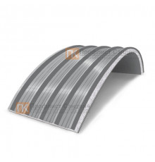 Сэндвич-панели арочные с пенополистиролом, ширина 1200 мм, толщина 20 мм, 0.5/0.5, RAL7004