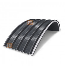 Сэндвич-панели арочные с пенополистиролом, ширина 1000 мм, толщина 20 мм, 0.5/0.5, RAL7024