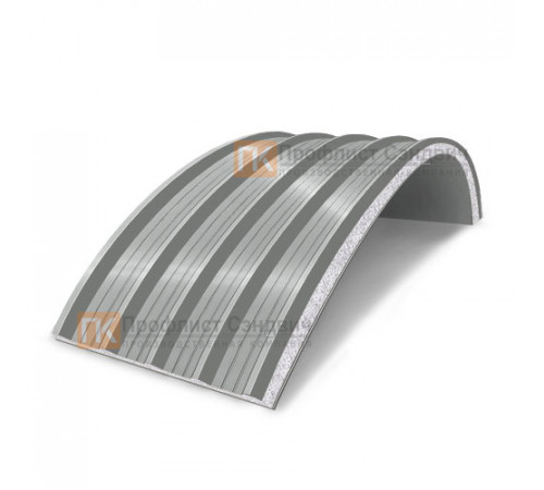 Сэндвич-панели арочные с пенополистиролом, ширина 1000 мм, толщина 40 мм, 0.5/0.5, RAL9006