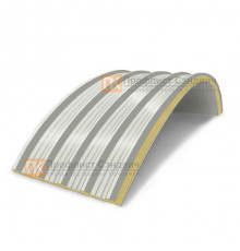 Сэндвич-панели арочные с пенополиуретаном, ширина 1200 мм, толщина 20 мм, 0.5/0.5, RAL9002